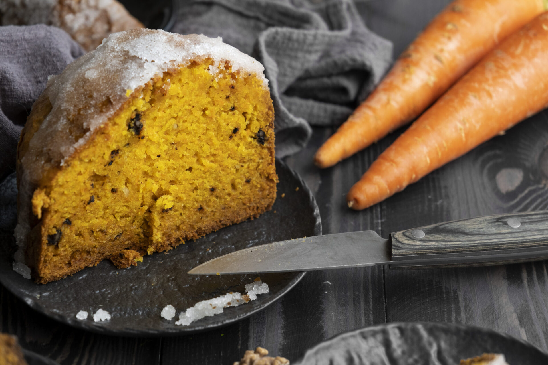 Bolo de Cenoura com Flocão de Milho Sem Glúten: Sabor e Leveza