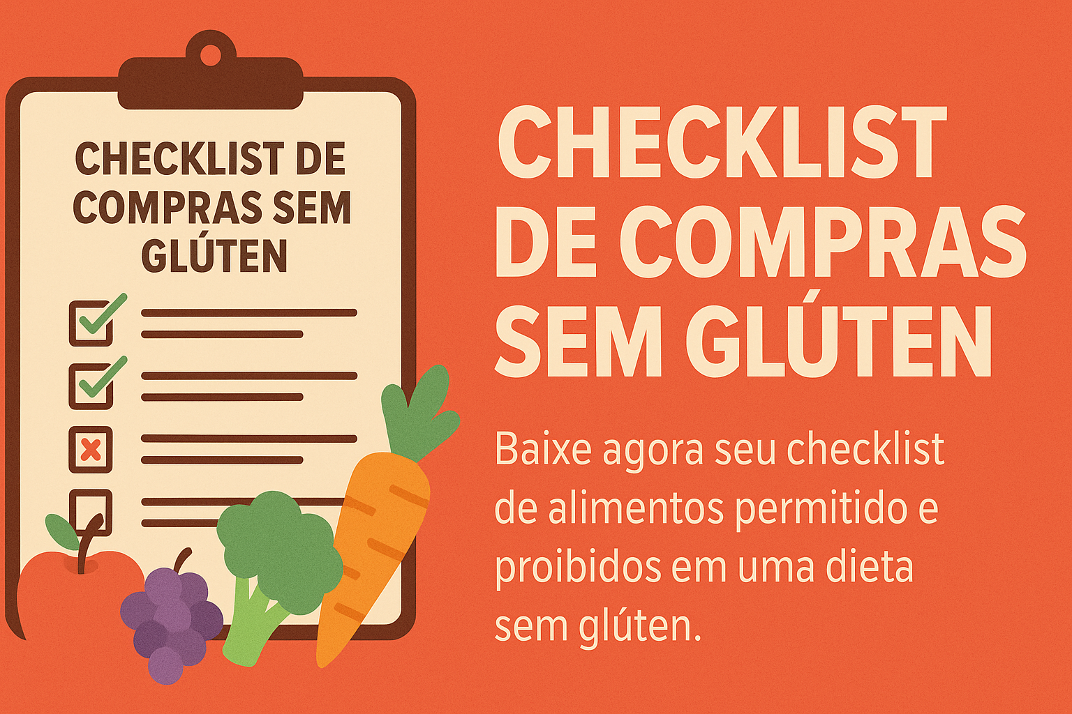 lista de compra sem gluten